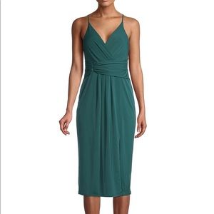BCBGeneration Dress Green MidLength Dress Cocktail